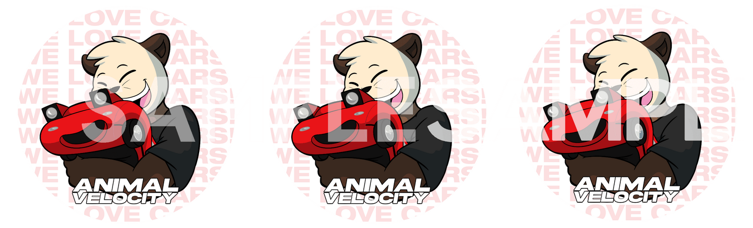 Soul Otter Mini Sticker (3 pcs, Gloss Finish)